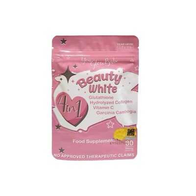 You Glow Babe BEAUTY WHITE Glutathione Capsules, Japan Formula 30 count