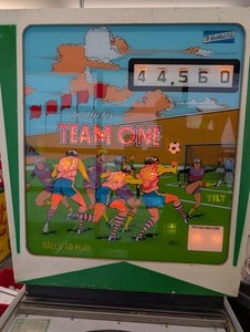 Gottlieb Team One Pinball Machine