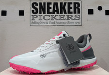 G Fore Men's G/18 WaterProof Golf Shoes - Size: 10 - White / Pink / Grey - NEW
