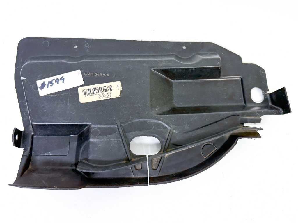 87-93 Mercedes W201 190E 2.6 Front Left Side Underbody Splash Shield Panel NEW