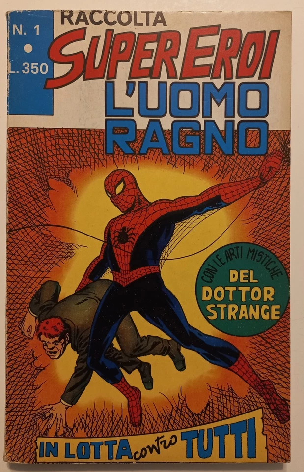L'UOMO RAGNO Raccolta SUPER EROI n. 1 con adesivi del n. 17 ed. CORNO - Immagine 2 di 4