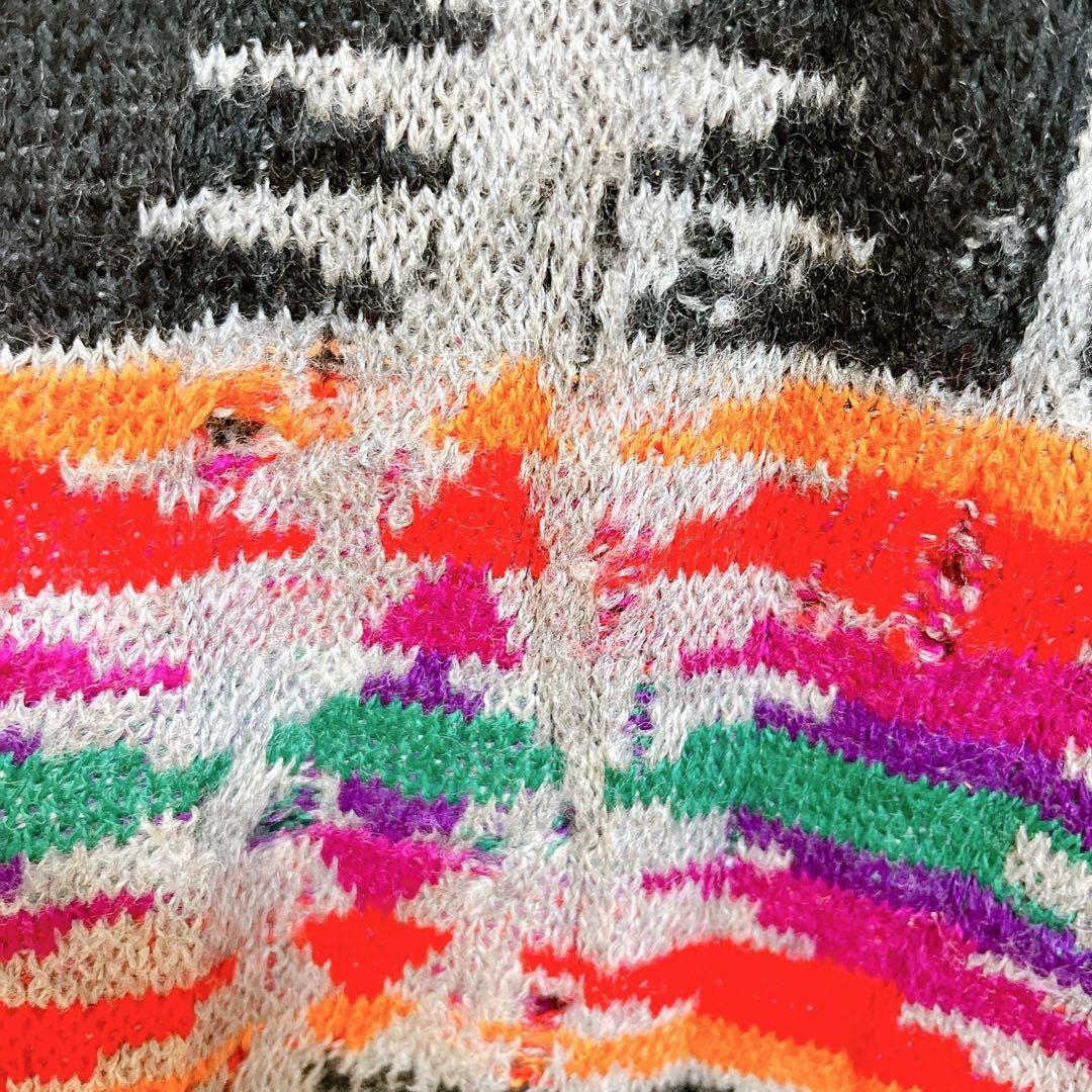 Pendleton Native Pattern Wool Sweater L Made in U… - image 11