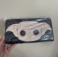 Cartera Loungefly Disney Harry Potter Dobby Funko POP Cartera Cremallera Alrededor Nueva