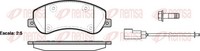 Bremsbelagsatz Scheibenbremse Remsa 1250.02 FüR Transit Tourneo Ford Bus Connect