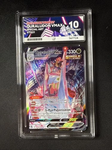 Pokemon TCG Duraludon VMax TG21/TG30 Silver Tempest Special Art ACE 10