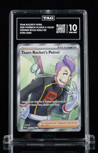 Team Rocket's Petrel graded TAG 10 for sale on eBay