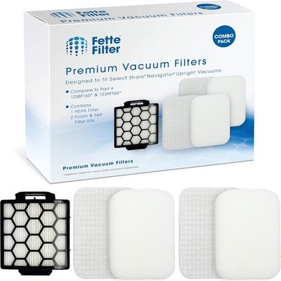 1 HEPA 2 Foam Filters for Shark Navigator Pet Plus NV150 NV251 NV255 and Zero