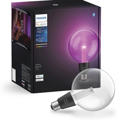 Philips Hue Lightguide G125 Large Globe Smart LED Bulb-Color Changing- 577437