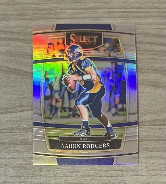 2022 Panini Select Draft Silver Prizm Aaron Rodgers #28