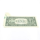 1995 Series $1 Federal Reserve Note Dramatic Butterfly Fold Error Miscut #C923-4 — photo 2