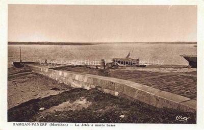 Penerf-Damgan VANNES 56 Morbihan La Jetee a maree basse
