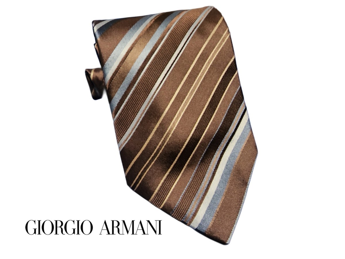 Giorgio Armani Multicolored Tie Authentic 3.75 Wide 60-62