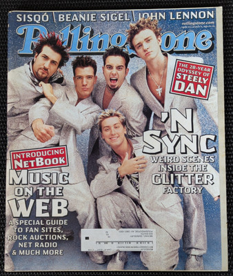 Rolling Stone Magazine Issue 837 Mar. 30, 2000 ~ 'NSYNC Steely Dan John Lennon