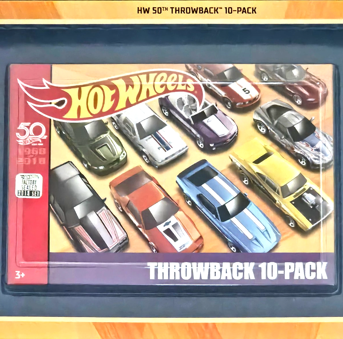 2018 Hot Wheels 50th Anniversary Throwback 10-pack Camaro