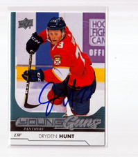 DRYDEN HUNT autographed '17/18 FLORIDA PANTHERS 