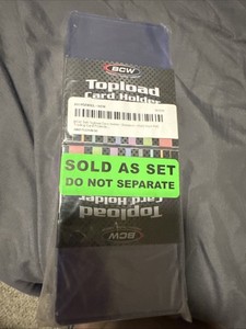 BCW 1TLCHN 3 X 4 Baseball Trading Card Topload Holders -50CT