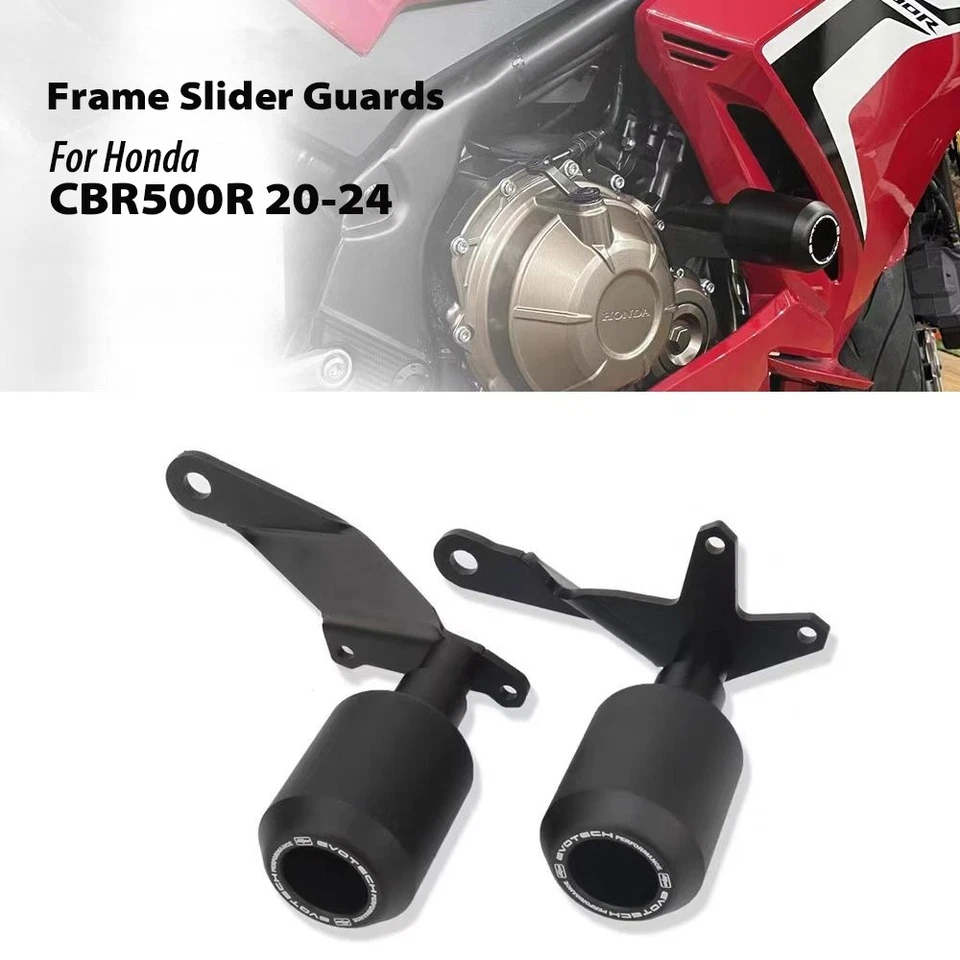 Frame Slider Guard Crash Pad Protectors For Honda CBR500R 20-24 Falling Protect - Image 2 of 4