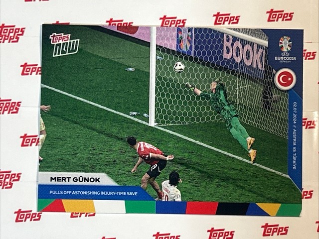 Topps NOW UEFA EURO 2024 Mert Gunok #44 ~ Turkey