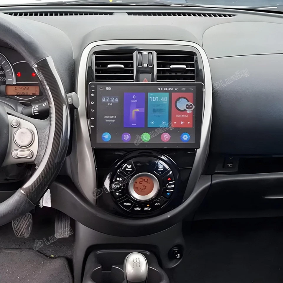 0QYDJR9OVQPNAUS 2+64G Android 15 Autoradio für NISSAN MICRA 4 K13 2010-2016 Carplay BT GPS WIFI