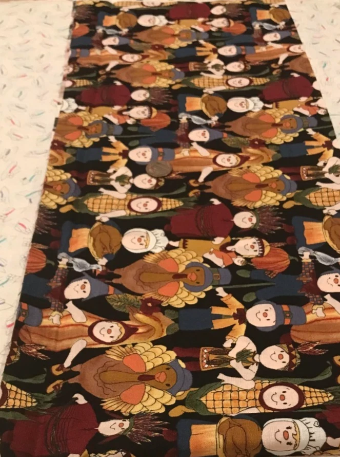 Thanksgiving Festival* Children*Turkey* Timeless Treasures*100% Cotton* 8" x 21" - Image 3 of 4
