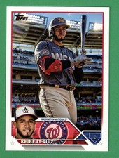 2023 Topps Series 1 KEIBERT RUIZ Golden Mirror SSP #130 Nationals