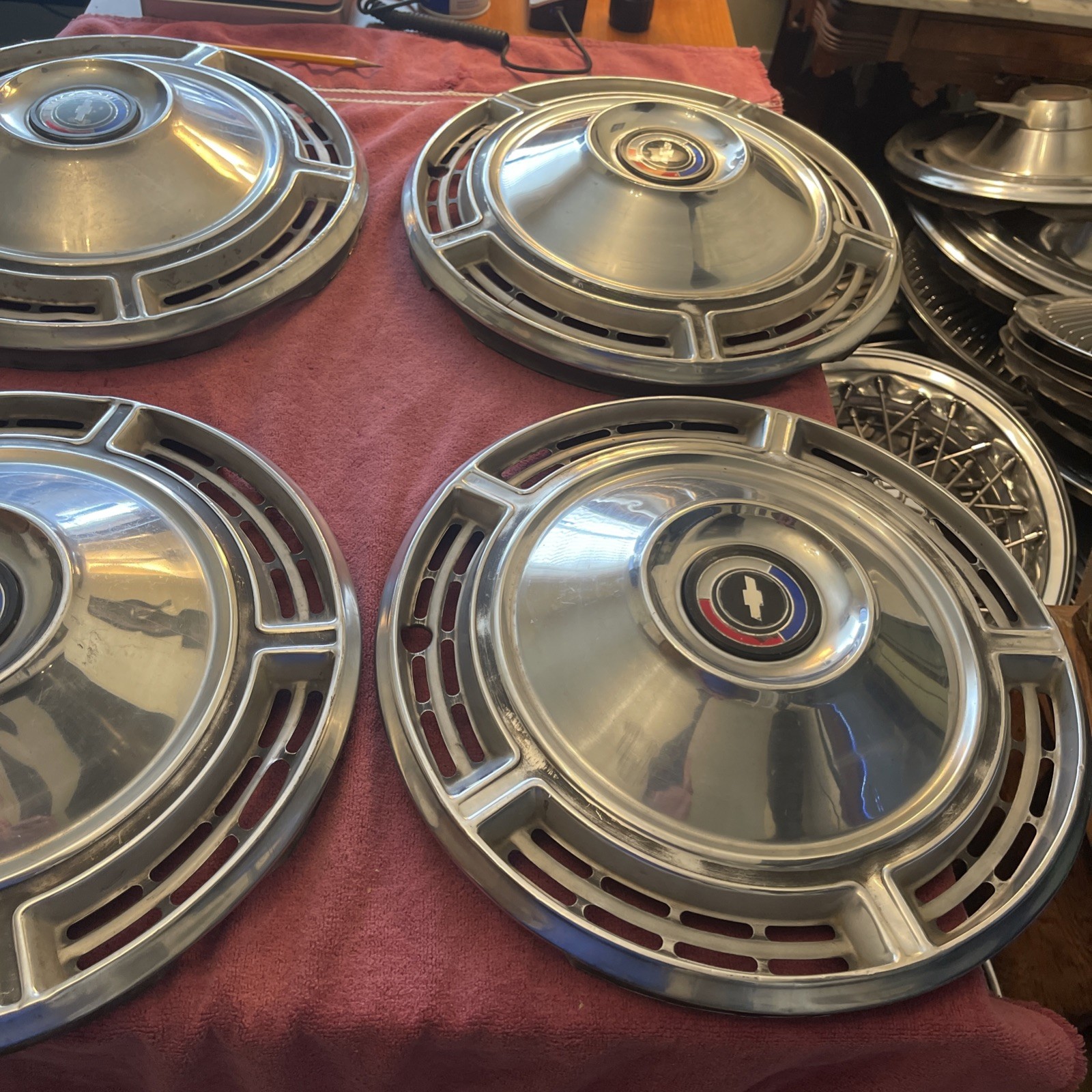 OEM 1968 68 Chevy Nova Chevelle Hub Cap 14" Wheel Cover Chevrolet GM Bowtie OE