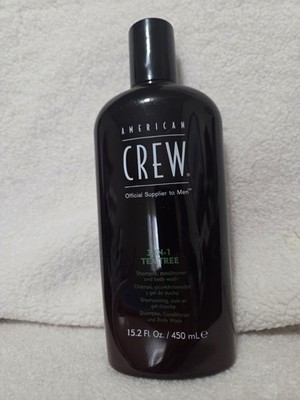American Crew 3-IN-1 Tea Tree Shampoo, Conditioner, Body Wash, 15.2 oz
