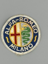Vintage Alfa Romeo Milano Patch Italian Car Auto AA2