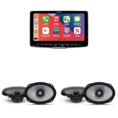 Alpine ILX-F509 Halo9 9'' Touchscreen Receiver with (2) R2-S69 6x9'' Coax Bundle