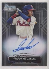 2022 Bowman Sterling Prospect Auto Yhoswar Garcia #PA-YG Auto s1i