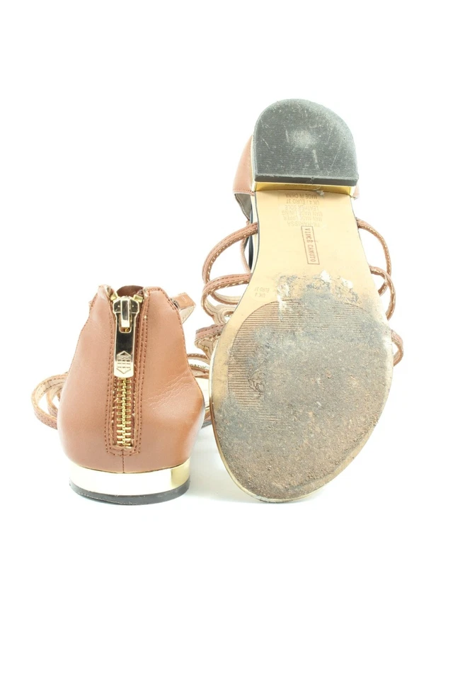 VINCE CAMUTO Sandales à lanière Dames Sandales T EU 37 brun style décontracté - Photo 2/4
