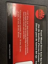 Mac 7-pc Fwd Axle Nut Socket Set As4547a - 12 Drive - Deep - Impact -