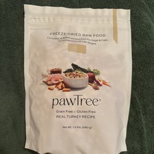 Pawtree Dog Cat Food Freeze-Dried Raw Nutrient Rich All Natural Turkey