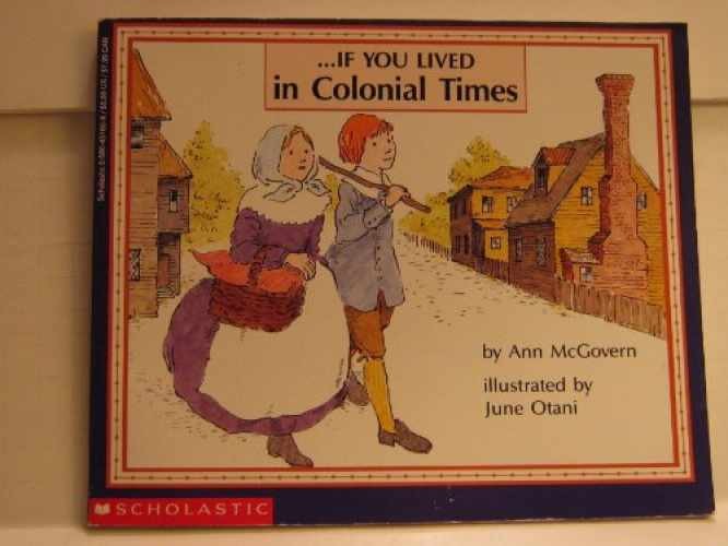 If You Lived In Colonial Times - Paperback, by McGovern Ann - Very Good j