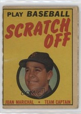 1970 Topps Scratch Off Scratched Juan Marichal HOF 0q3