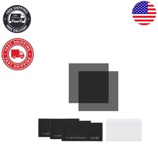 Dual 2x2 Inch Adhesive Polarized Film Sheets with Cleaning Tools for LCD Repair