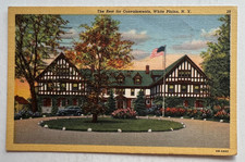 1948 NY Postcard White Plains New York The Rest for Convalescents vintage linen
