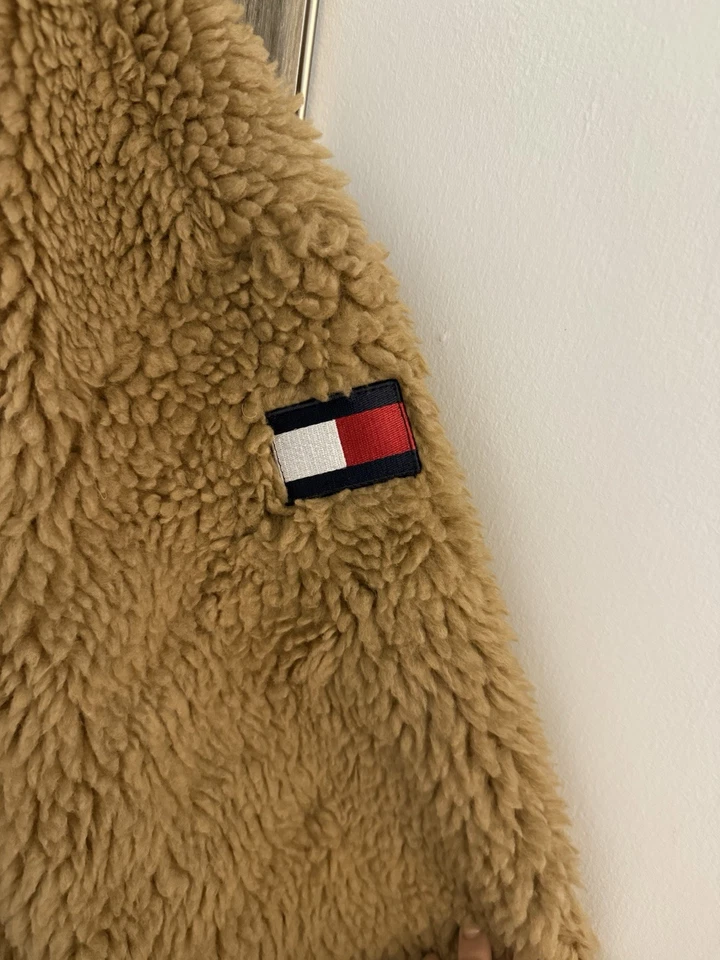Chaqueta Tommy Hilfiger Sherpa Tostada Talla XL Foto 4 de 4