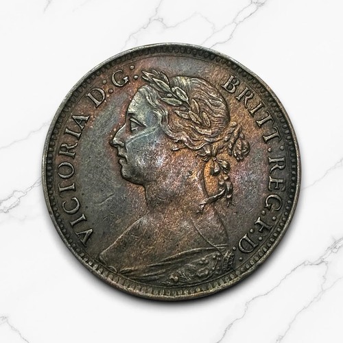 1886 π¬π§ Great Britain Farthing 1/4p Victoria, Free Shipping!