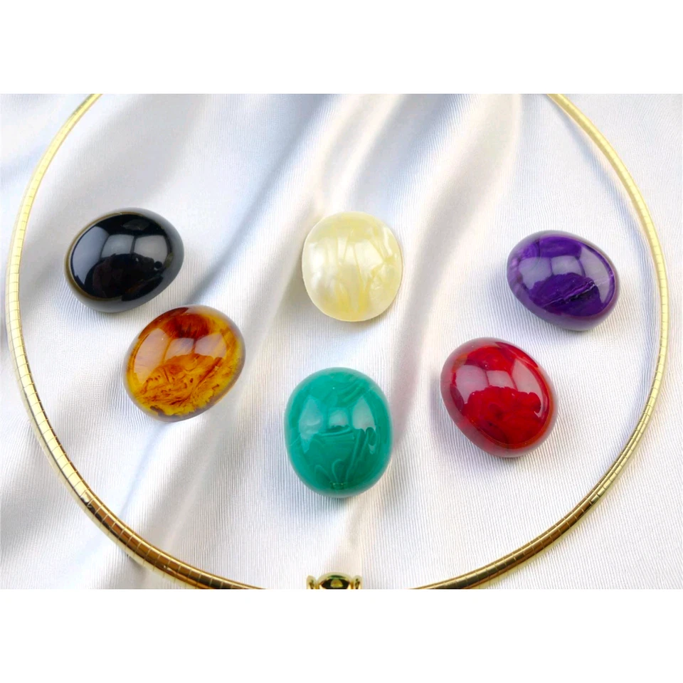 Joan Rivers Classics Collection Interchangeable Cabochon Necklace Set - Image 2 of 4