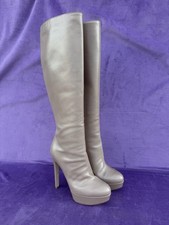 Christian Dior Miss Dior Beige Leather Knee H...