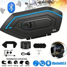 Motorcycle Helmet Headset Wireless Bluetooth Headphone Speaker Hands-Free X6