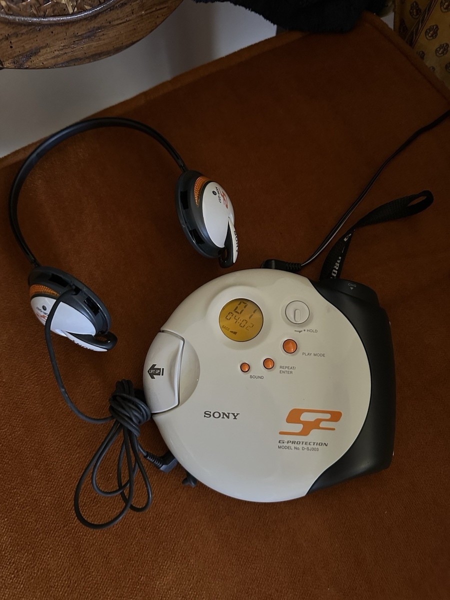 Sony S2 Sports CD Walkman - Portable CD Player D-SJ303 With