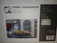 THEKENAUFSATZ Vitrine von APS, HYGIENESCHUTZ NIESSCHUTZ UND HUSTENSCHUTZ