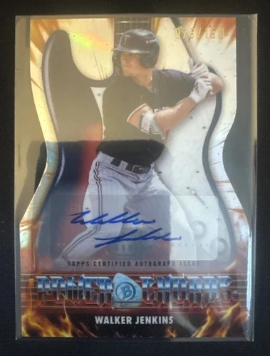 Walker Jenkins Power Chords Guitar Auto /150 Bowman Chrome Refractor 2026 TWINS