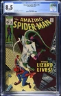 Amazing Spider-Man #76 (1969) - Lizard & Human Torch appearance - CGC 8.5 WP