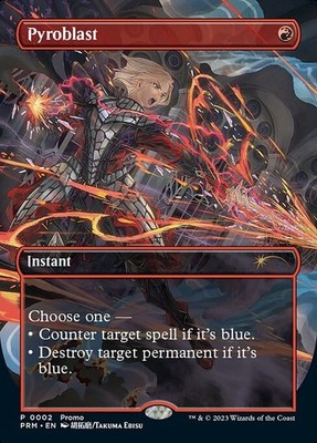 [MTG] Pyroblast (Showcase) (0008) (PW23) NM