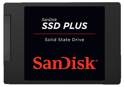 SANDISK Plus Festplatte, 240 GB SSD SATA 6 Gbps, 2,5 Zoll, intern