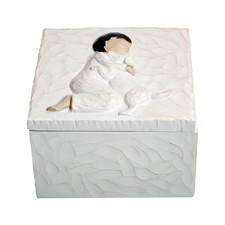 Small Keepsake Box Pet Urn Decorative Jewelry Box Case high-quality resin