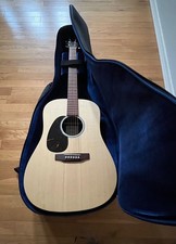 Martin X-Series D-X2E Braz. Rosewood Left-Handed Acoustic-electric Guitar & bag